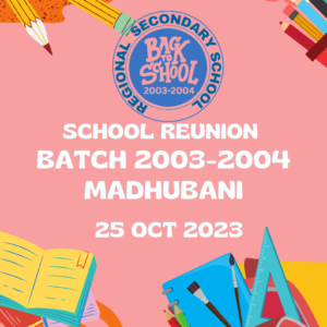 Regional School Reunion Batch 2003-2004 Payment