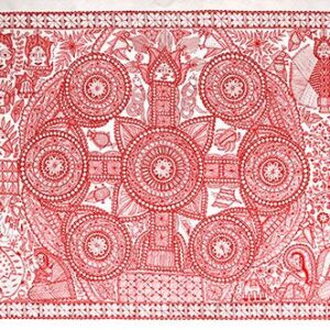 Cober Mithila Painting(Hand work)